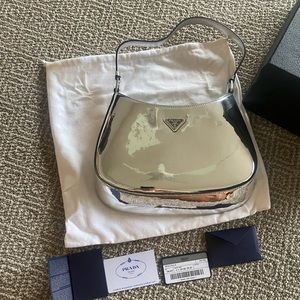 Silver Prada Cleo